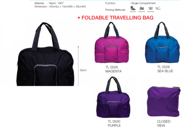 TL0530 - Foldable Travel Bag